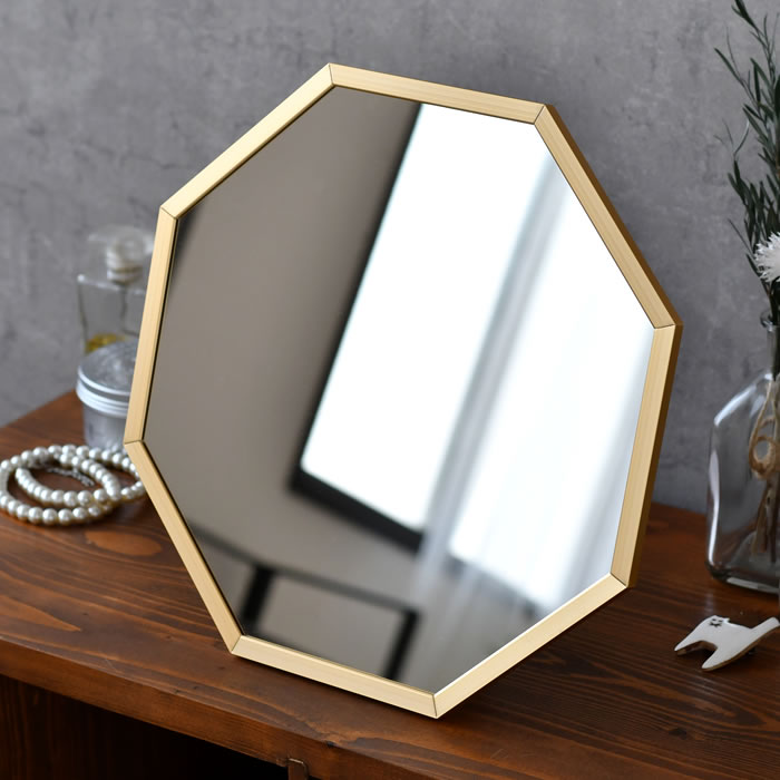パラデック 八角形 鏡 玄関 オクタム オクタム 八角形 スタンド