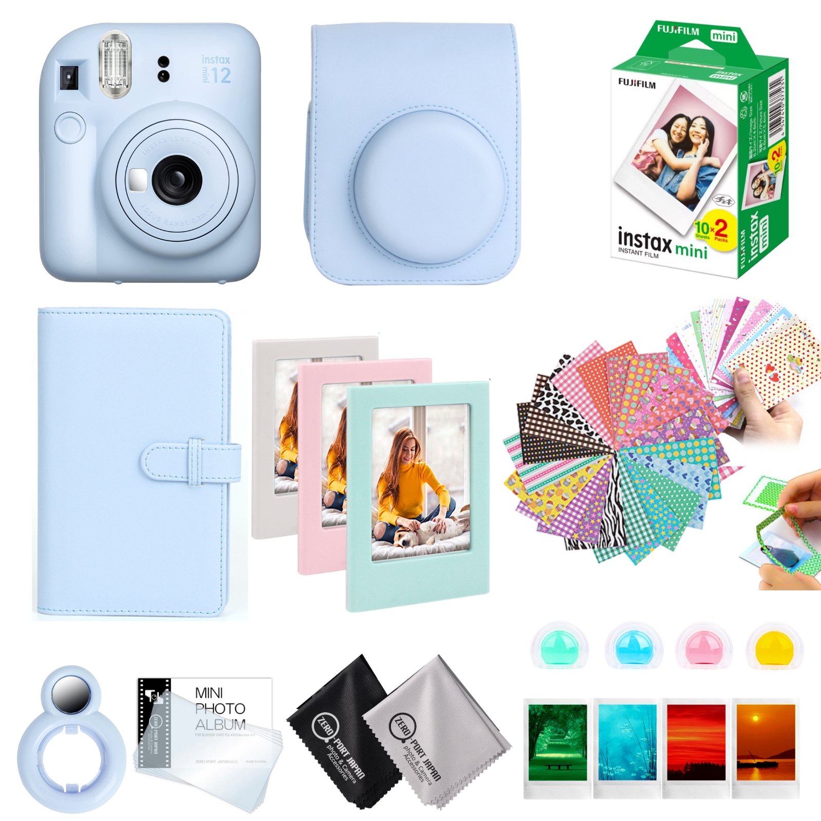 10点セット］ 富士フイルム チェキ instax mini12 本体 フィルム20枚