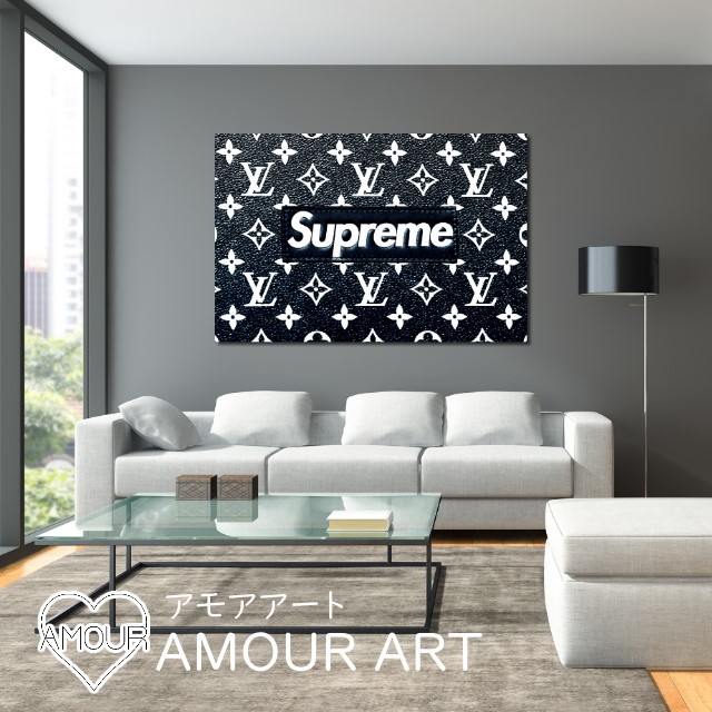 アモアアート AMOUR ART WAKE ME UP Supreme(シュプリーム)をモチーフ