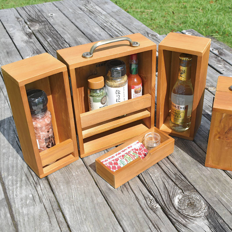CAMPER/キャンパー スパイスキャビネット 調味料ボックス 調味料ケース