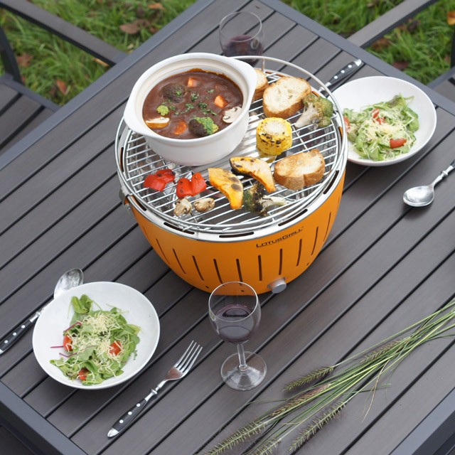 ロータスグリルレギュラーサイズ G340P 無煙ロースター BBQグリル BBQ