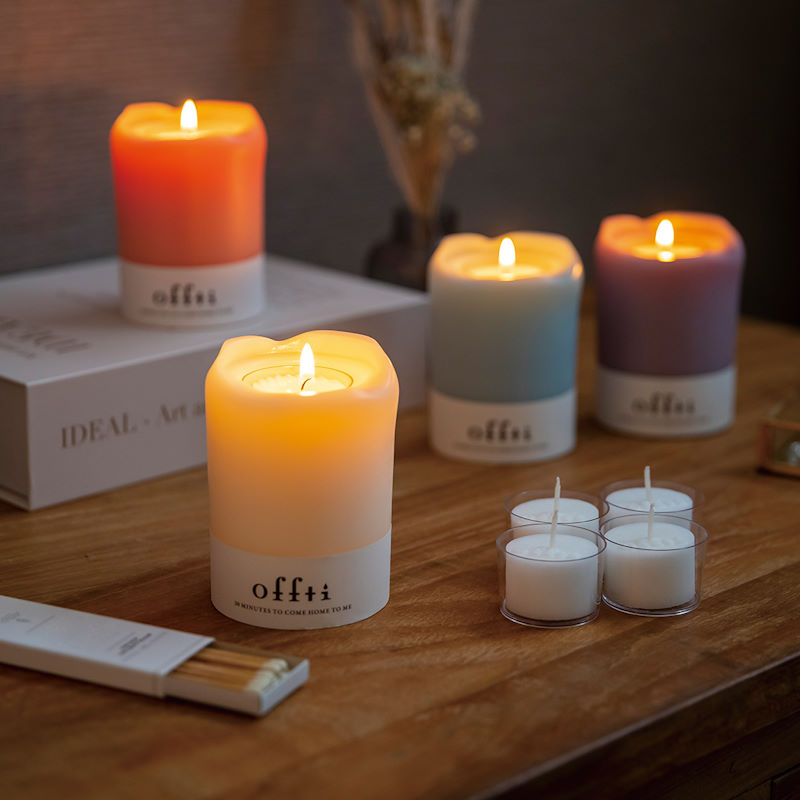 繰り返し使えるアロマキャンドル offti BLOOMIN オフティ キャンドル