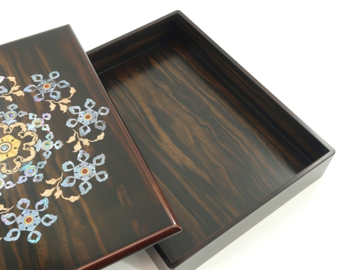 螺鈿の文箱 正倉院螺鈿箱 （メーカー名：桑原木工所） : motto2022