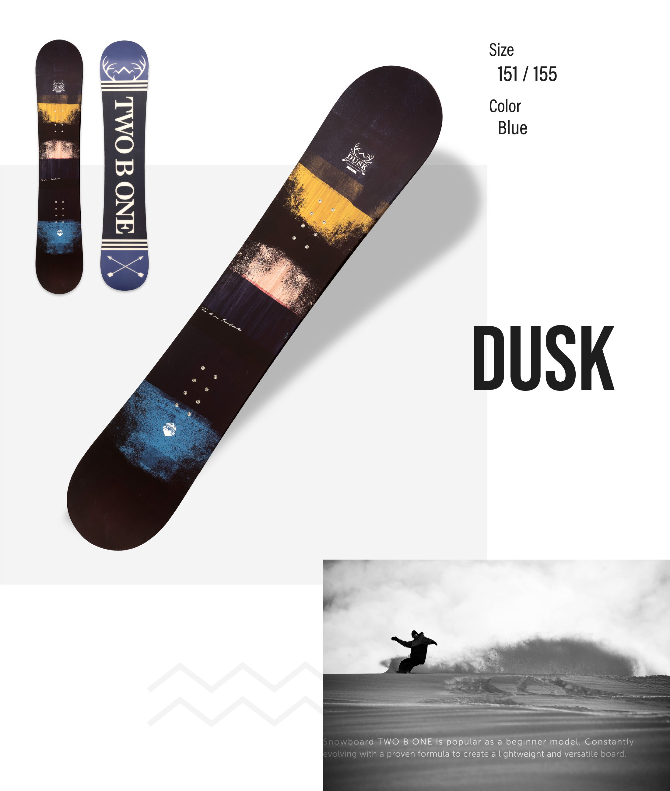 24-25】スノーボード 板 単品 DUSK ダスク メンズ スノボ グラトリ