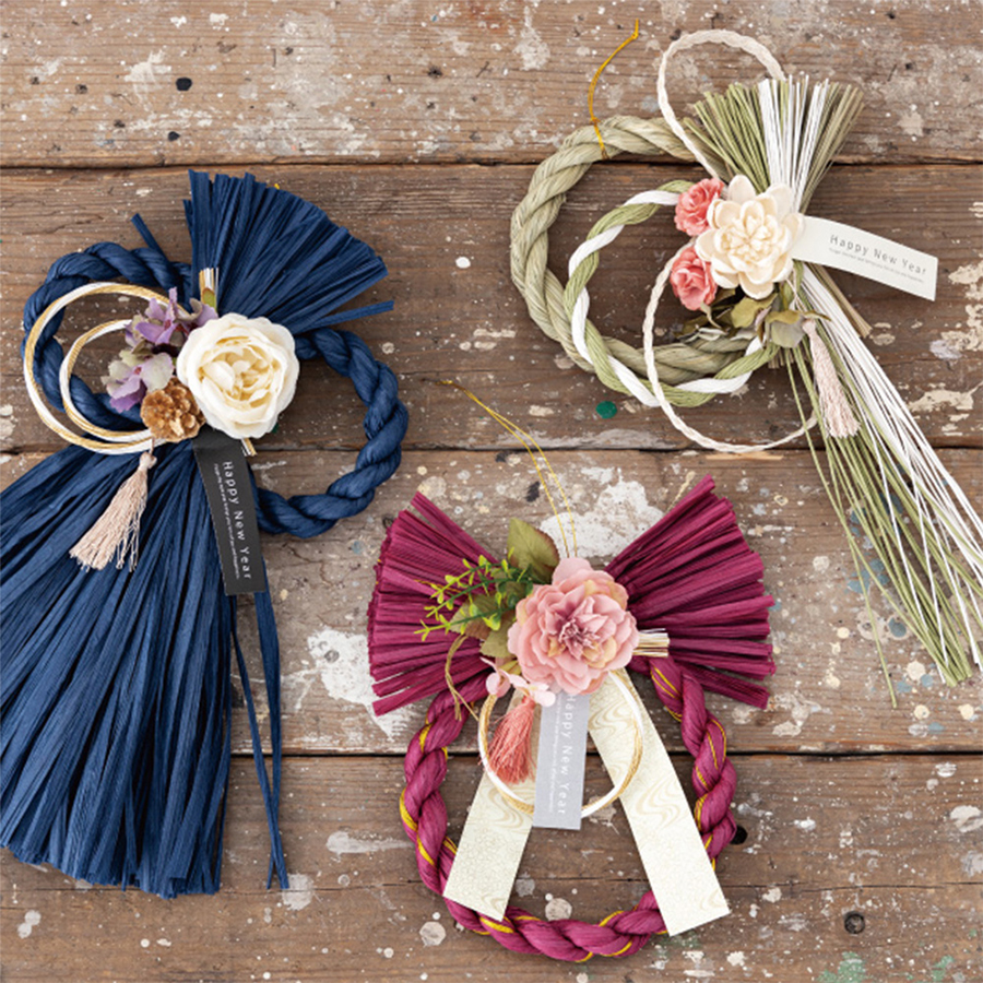 しめ縄リース＊2020＊モスグリーン しめ縄リース＊2020＊モスグリーン