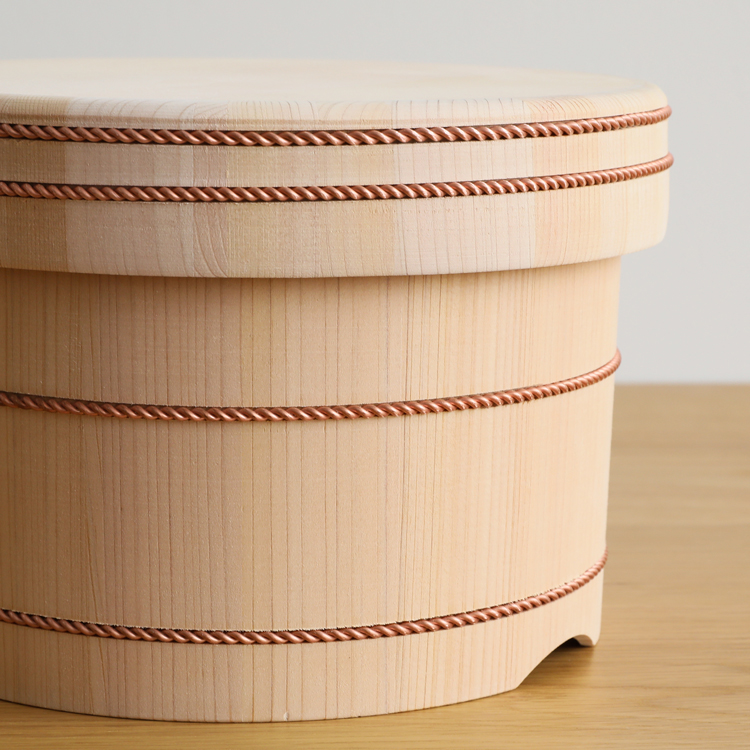 自在のお櫃 おひつ 木製 20cm 木曽 さわら 椹 日本製 山一 松田美智子