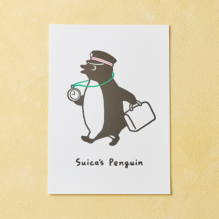 Suicaのペンギン 活版ポスター（乗務員）:TRAINIART JRE MALL店通販