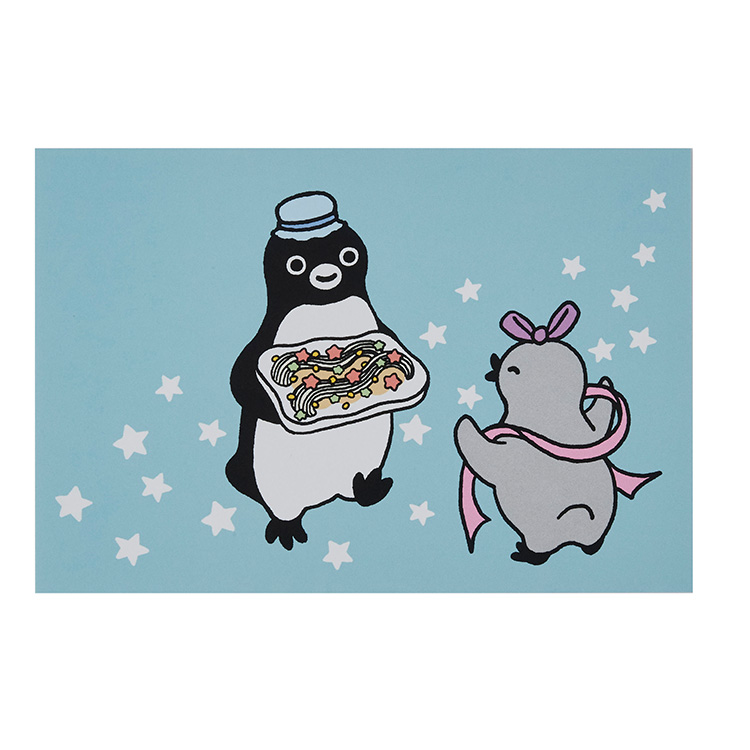 Suicaのペンギン ポストカード（梅仕事）:TRAINIART JRE MALL店通販