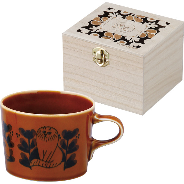 リサ・ラーソン 木箱入マグブラウン | シャディギフトモール