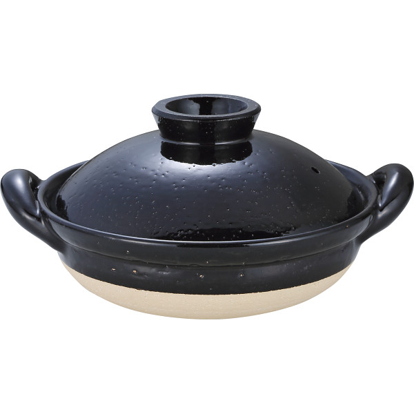 長谷園 伊賀8号土鍋黒釉 | シャディギフトモール