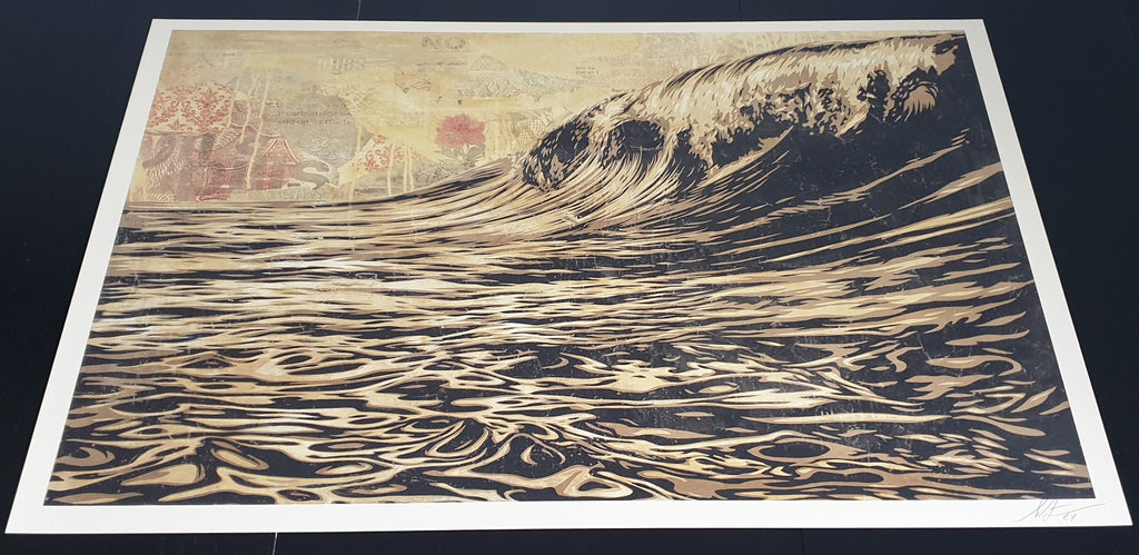 Dark Wave | Affiche Grand Format Signée | Shepard Fairey