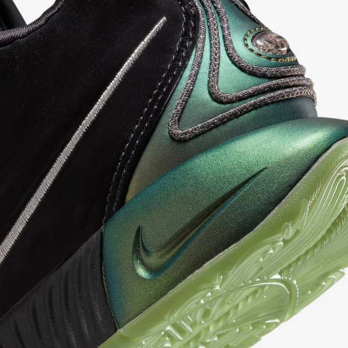 Nike Lebron Xxi Black/Multi Pewter-Iron Grey-Oil Green - Fb2238