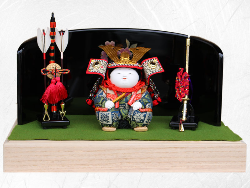 石川潤平 木目込み 五月人形