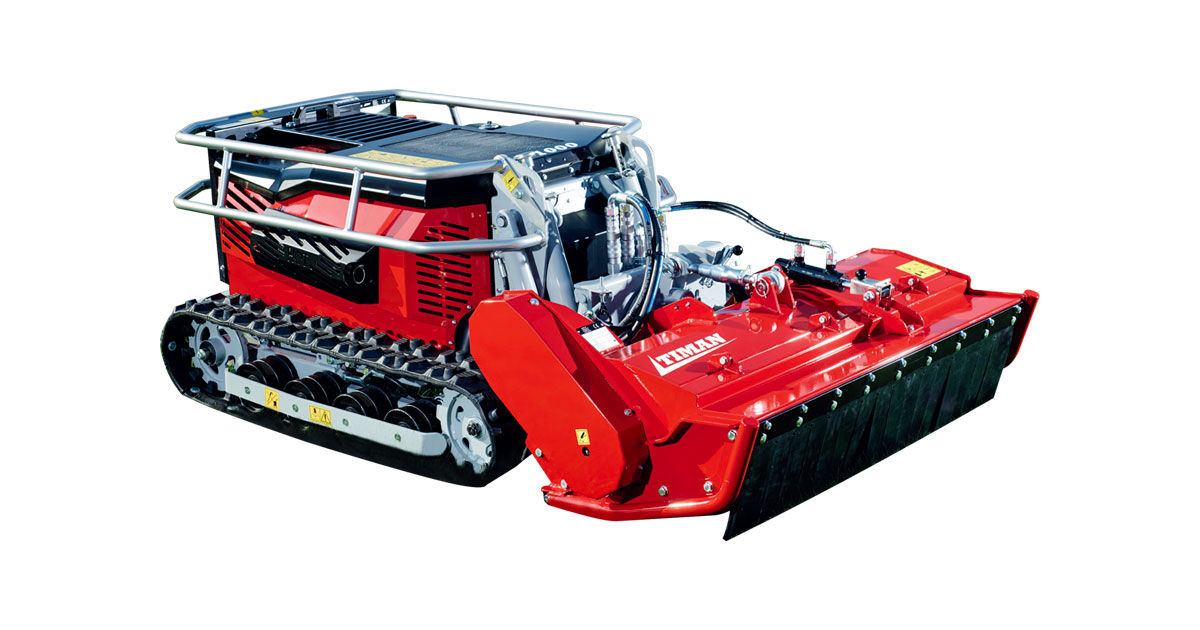 TIMAN(ティーマン) ラジコンハンマーナイフモア RC-1000 - 機械情報