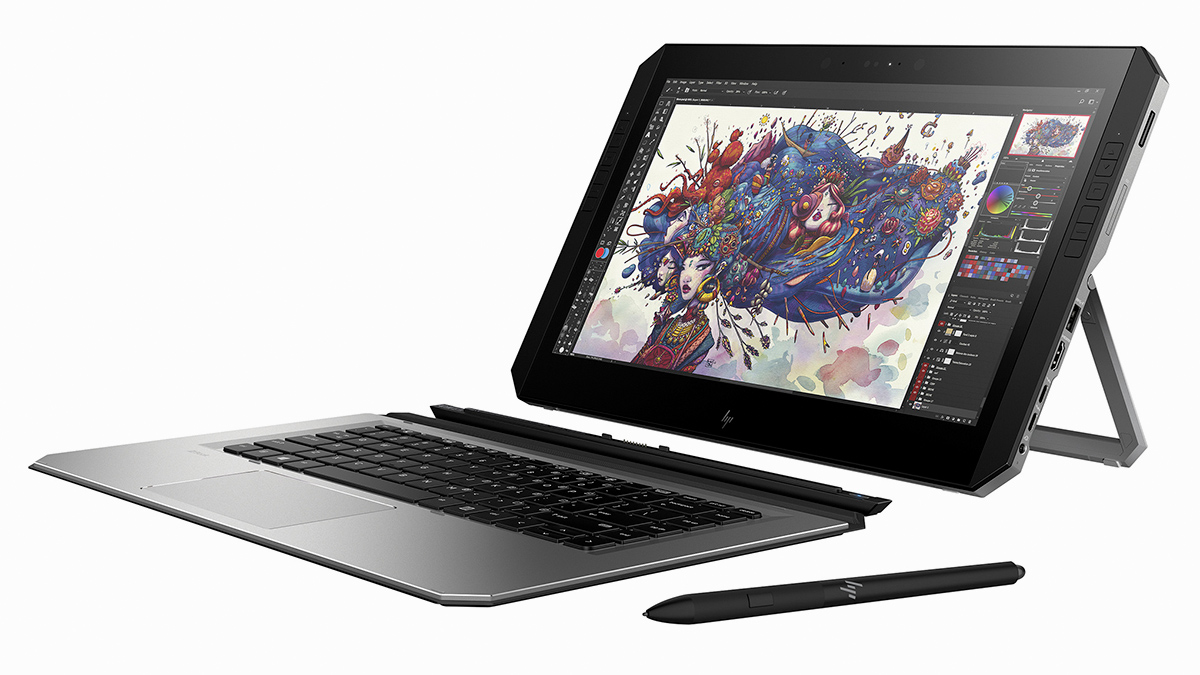 HP ZBook x2は液晶ペンタブレットとして使うことができて、持ち運びに