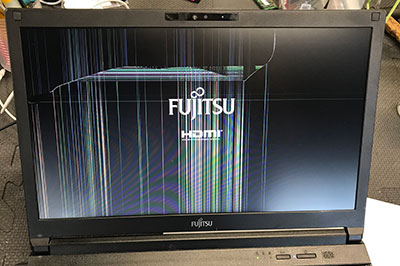 LIFEBOOK FMVA66001の液晶修理 画面割れ | パソコン修理ならPC本舗