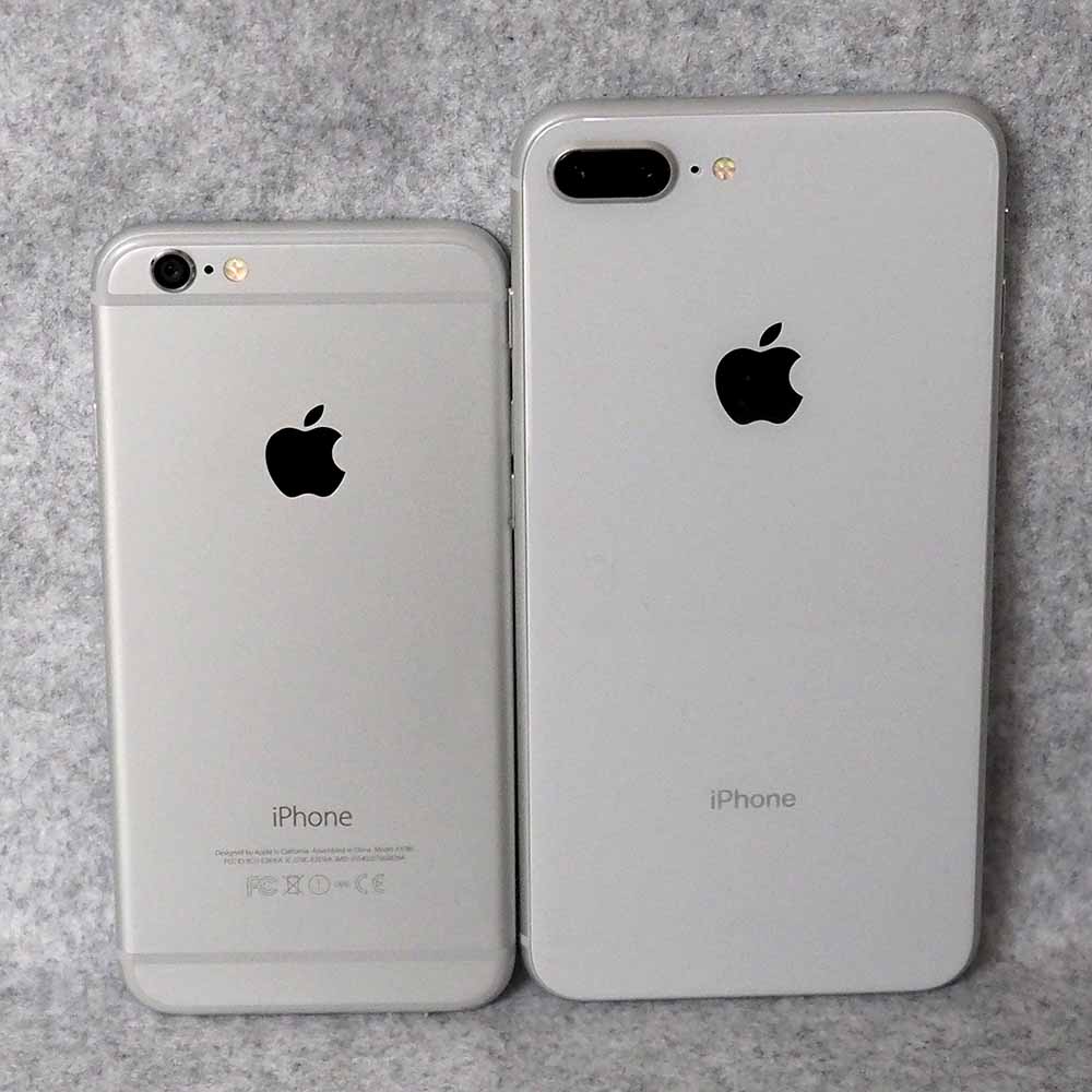 iPhone 8 Plus シルバーモデル の外観レビューと3日使用レビュー