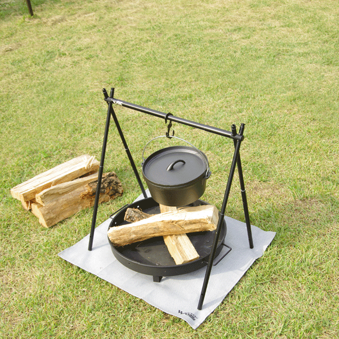 SNIPE HANGER SOLO（SINANO WORKS）ハンガーラック サイズ調整可 焚火