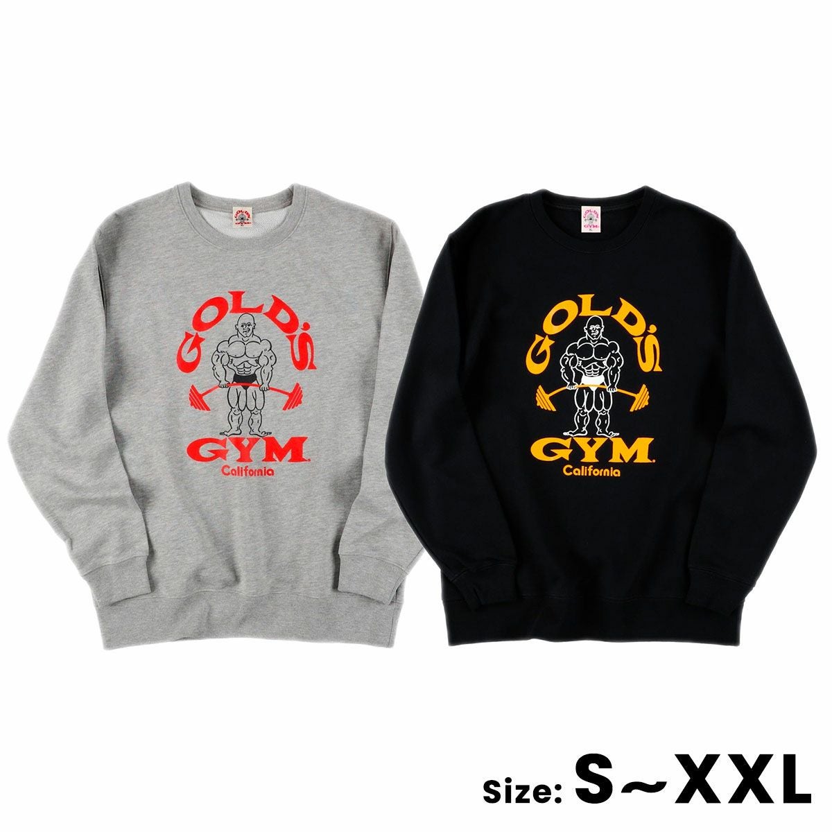 送料無料】ゴールドジム GOLD'S GYM ベーシックスウェットシャツ 80's