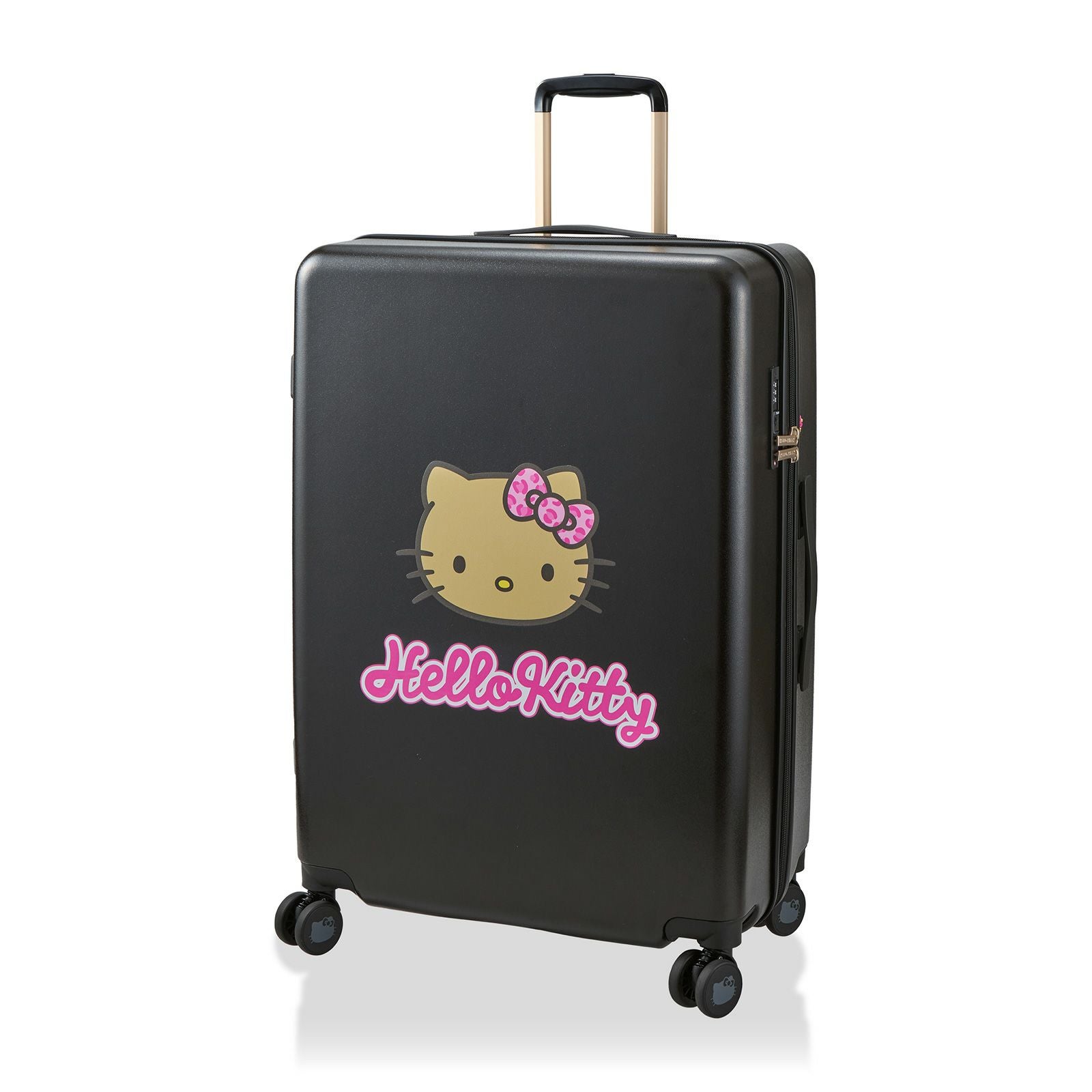 スーツケース モンチッチ×ハローキティ Lサイズ カップホルダー付き