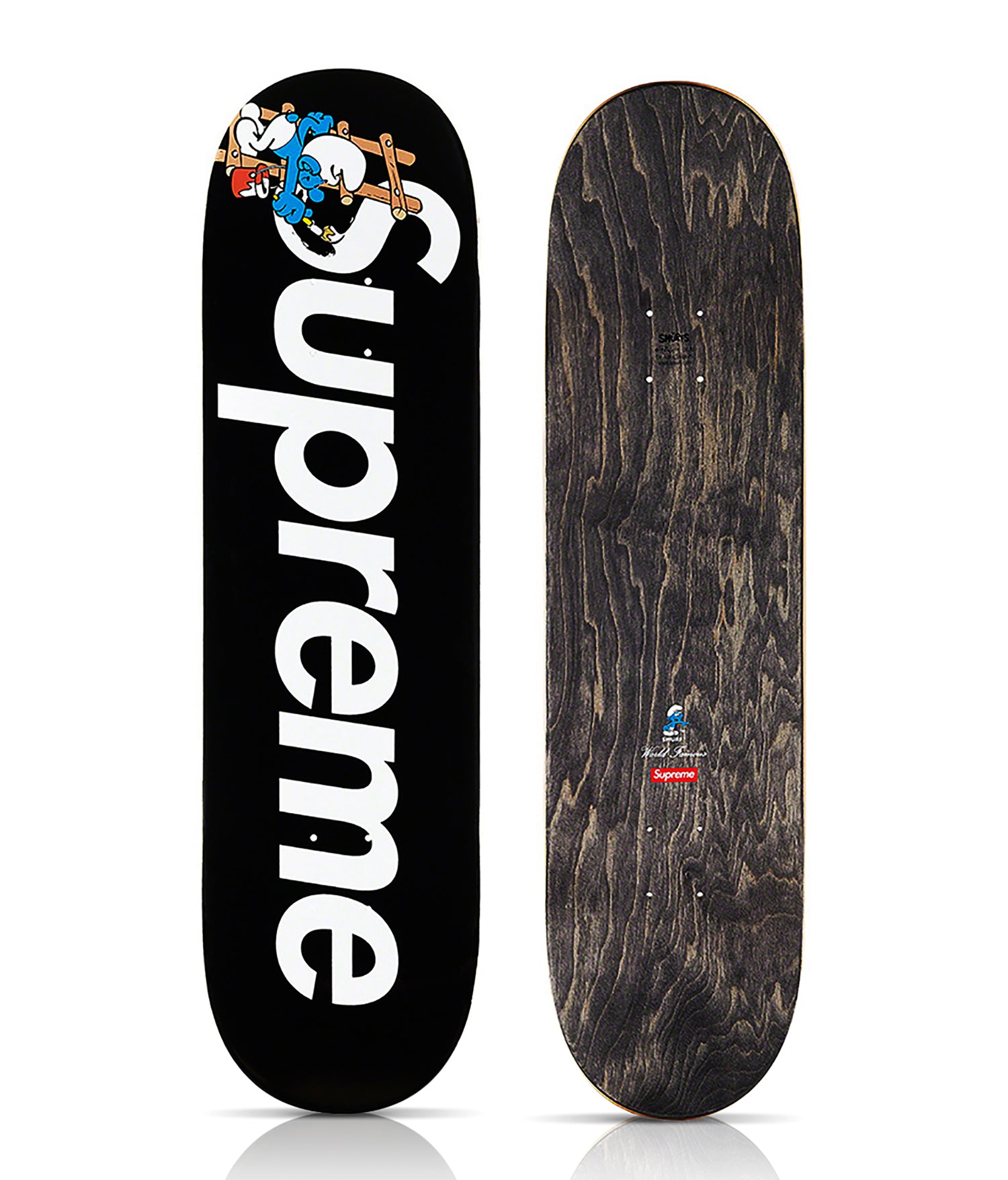 SUPREME 'The Smurfs' 2020 Skateboard Deck (black) – Sk8 Of The Art