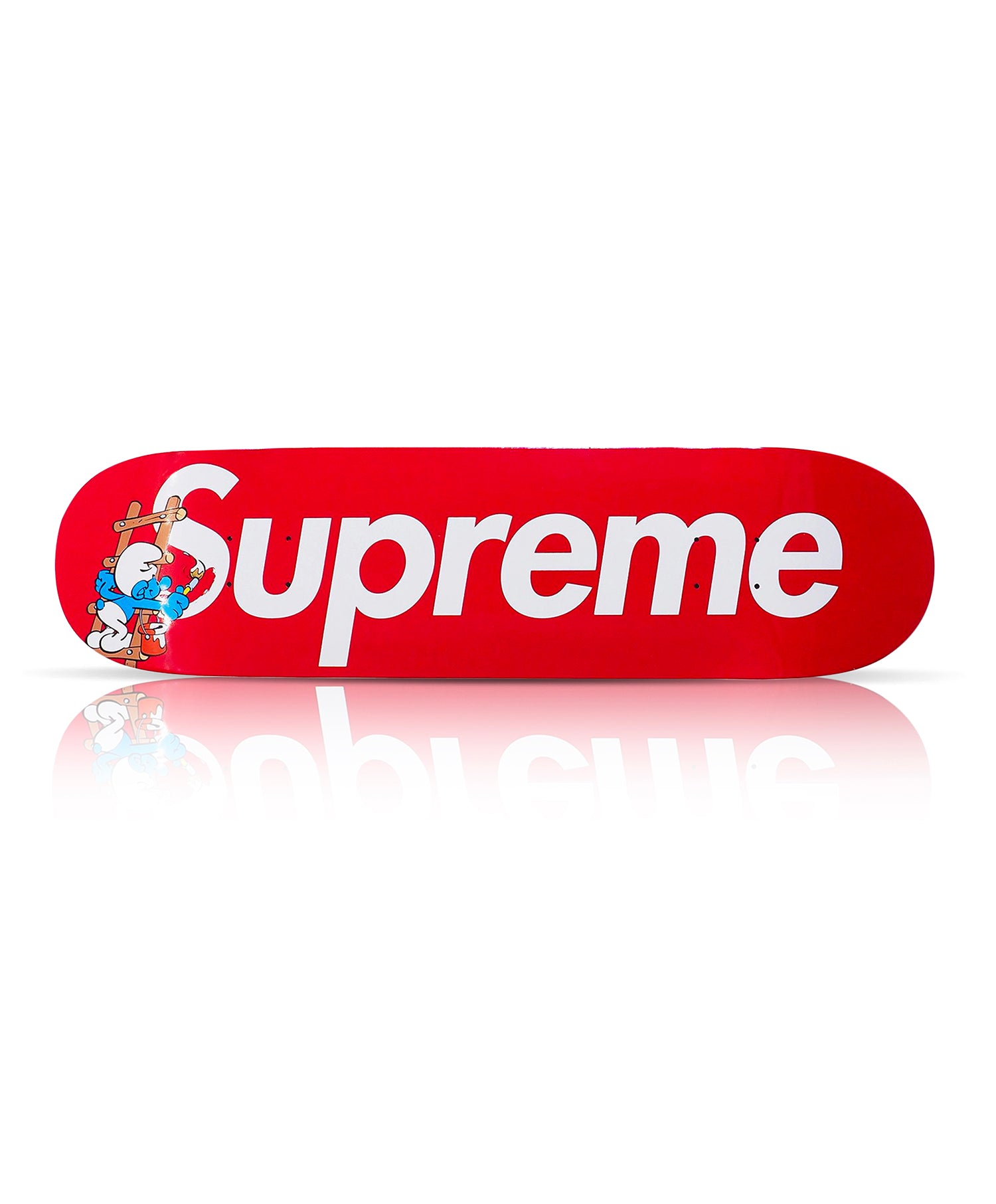 SUPREME 'The Smurfs' (2020) Skateboard Deck (red) – Sk8 Of The Art
