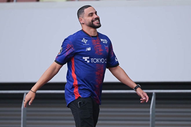 画像】FC東京アンバサダーのディエゴ・オリヴェイラが国立競技場に登場