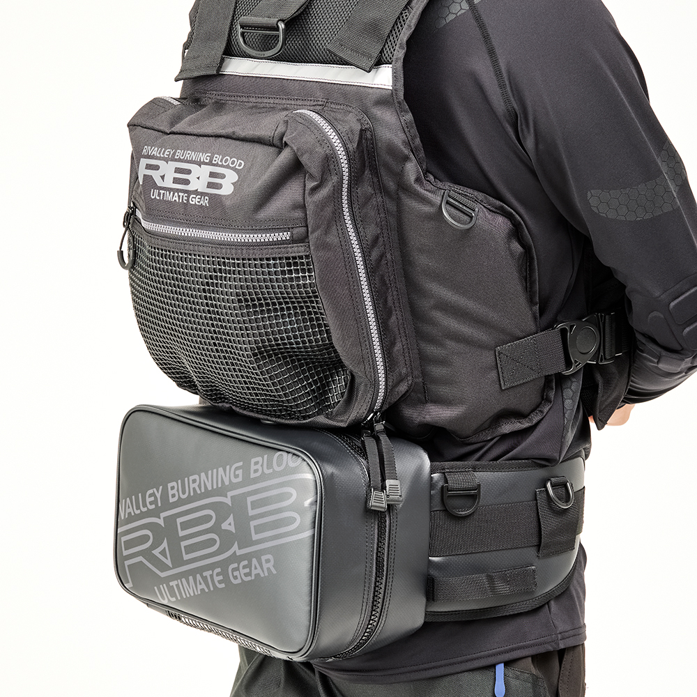 RBB ロックショアショートベスト - RIVALLEY FISHING GEARRIVALLEY