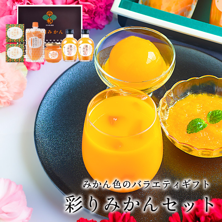 みかんジュース、ゼリーのギフトセット｜和歌山紀州有田みかんの早和果樹園