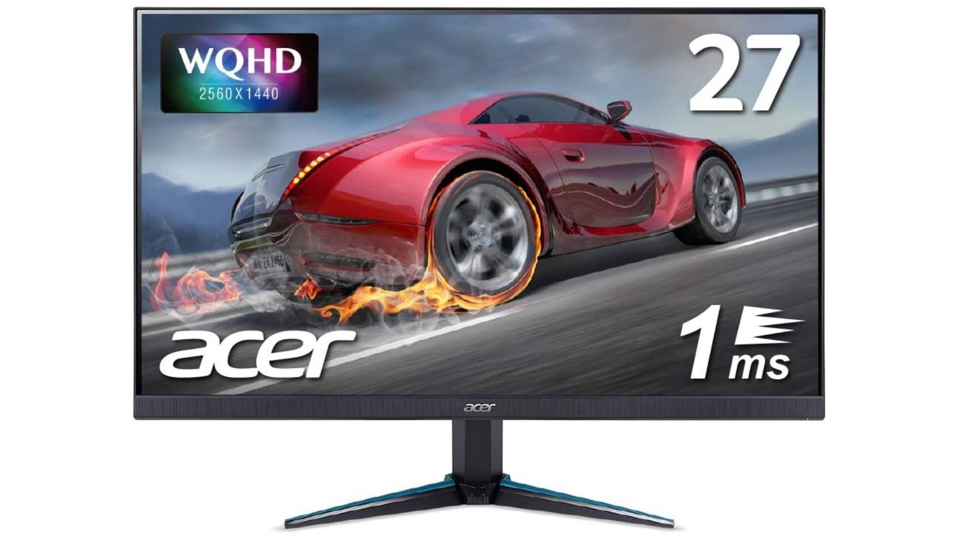 ベゼルを薄くしたゼロフレームデザイン採用のAcerのゲーミングモニター