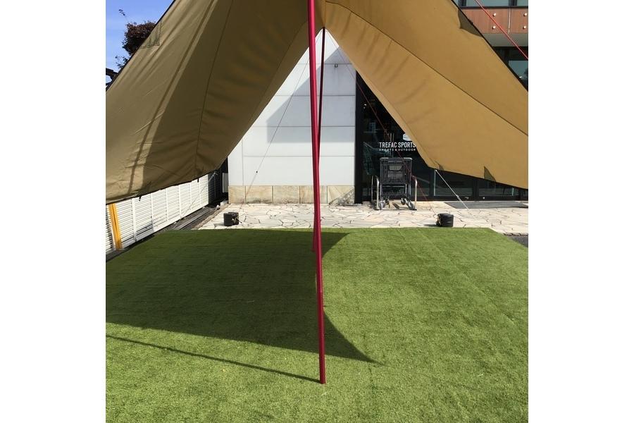 ROBENS(ローベンス)のポリコットンタープ「Tarp4×4M」を実際に張って