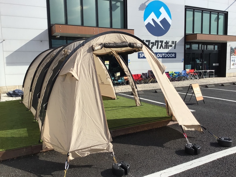 DODの中で圧倒的人気のカマボコテント。美中古品が久々の入荷です