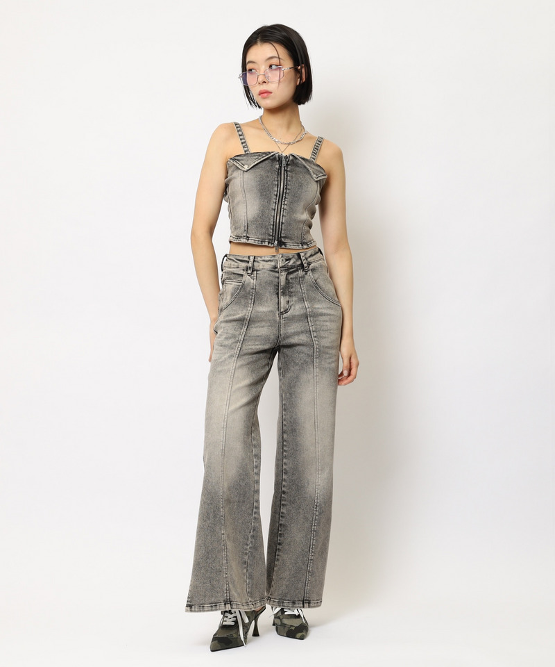 デニムビスチェセットアップ｜SPIRALGIRL スパイラルガール 商品詳細