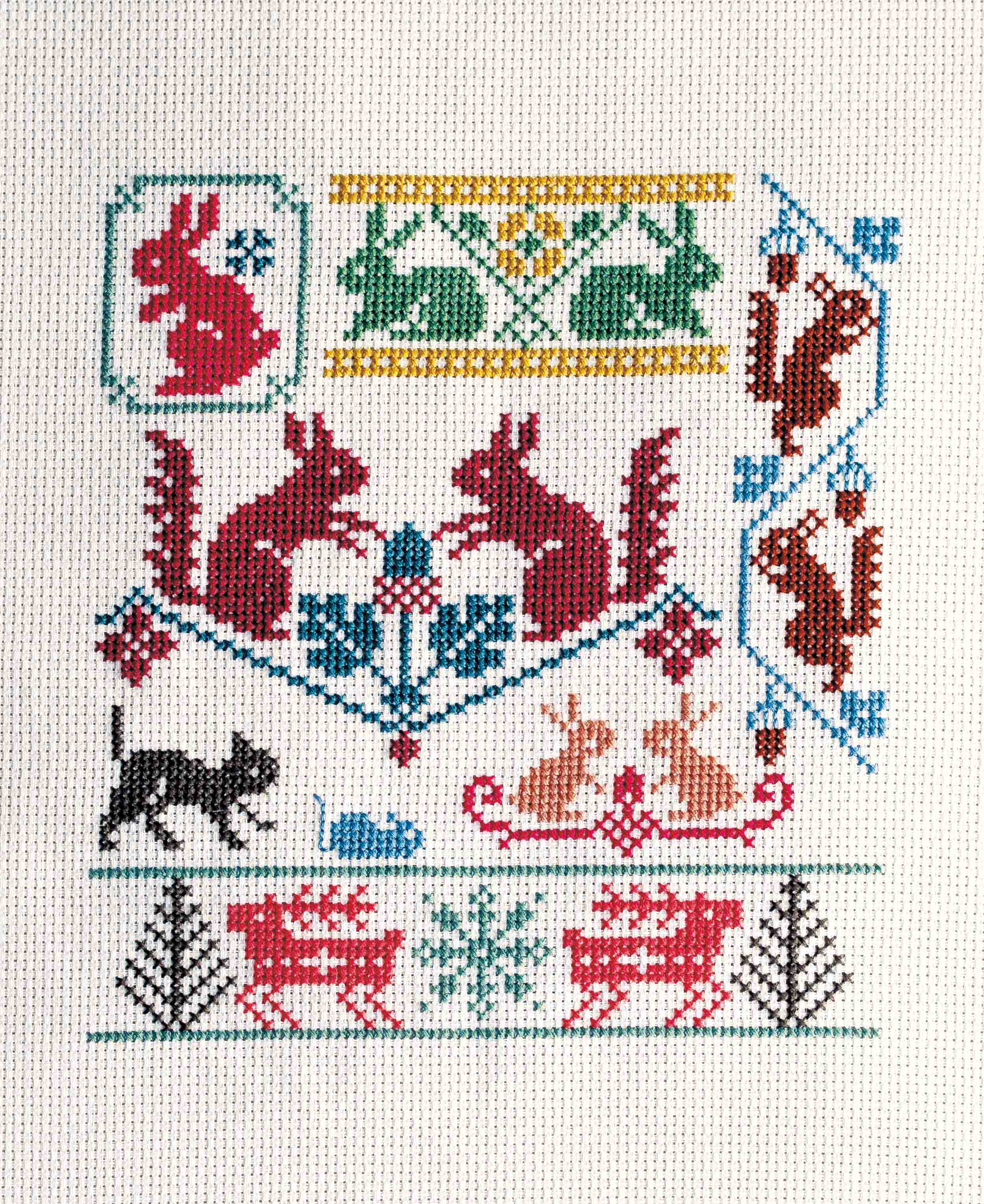 1月7日発売『クロスステッチで描く フォークロアの世界』 - ニュース