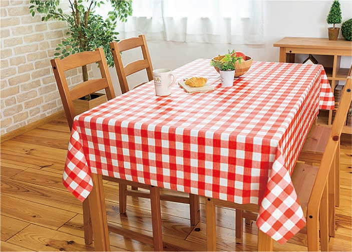 テーブルクロス チェック レッド – DCM Speciality Store Mall