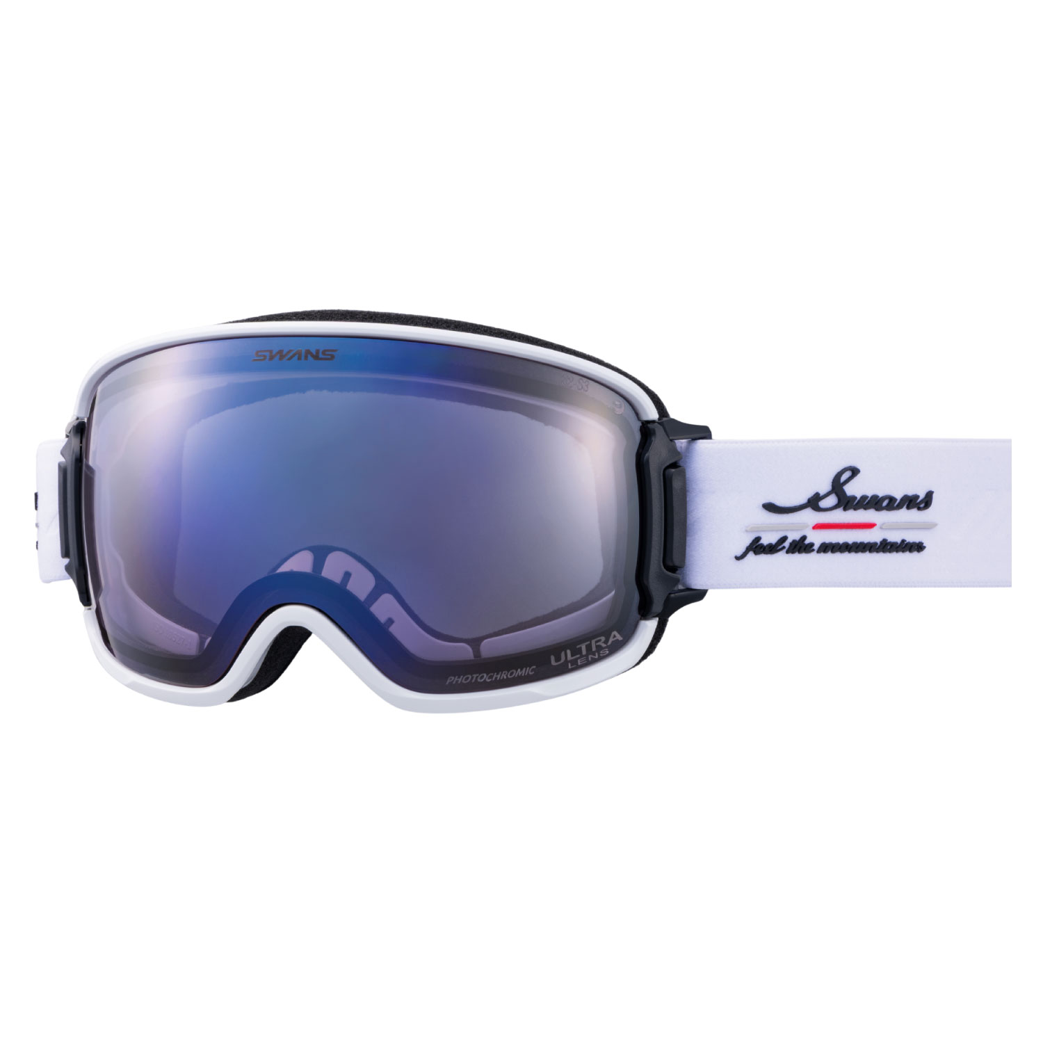 スワンズスノーゴーグル　リッジライン 調光レンズ+スペアレンズ(クリア)ケース付