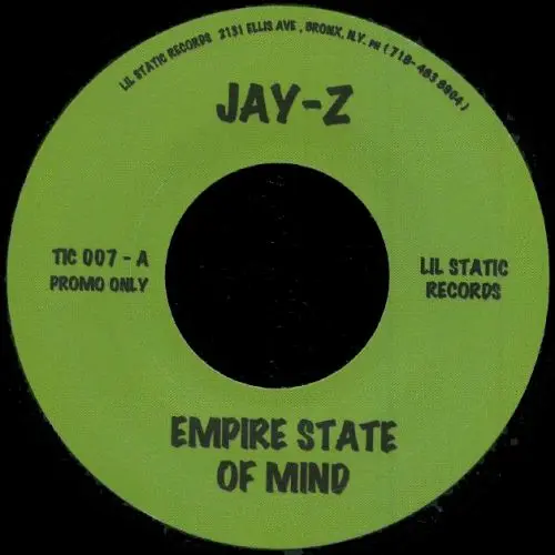 EMPIRE STATE OF MIND b/w 99 PROBLEMS (7inch)/JAY-Z｜HIPHOP/R&B