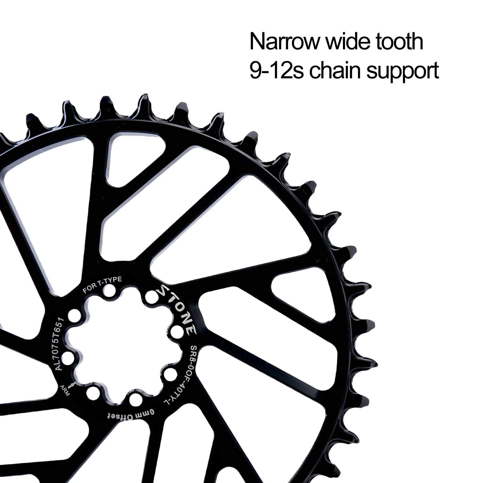 Stone AXSフラットトップTタイプチェーン12S 0mmオフセットダイレクト