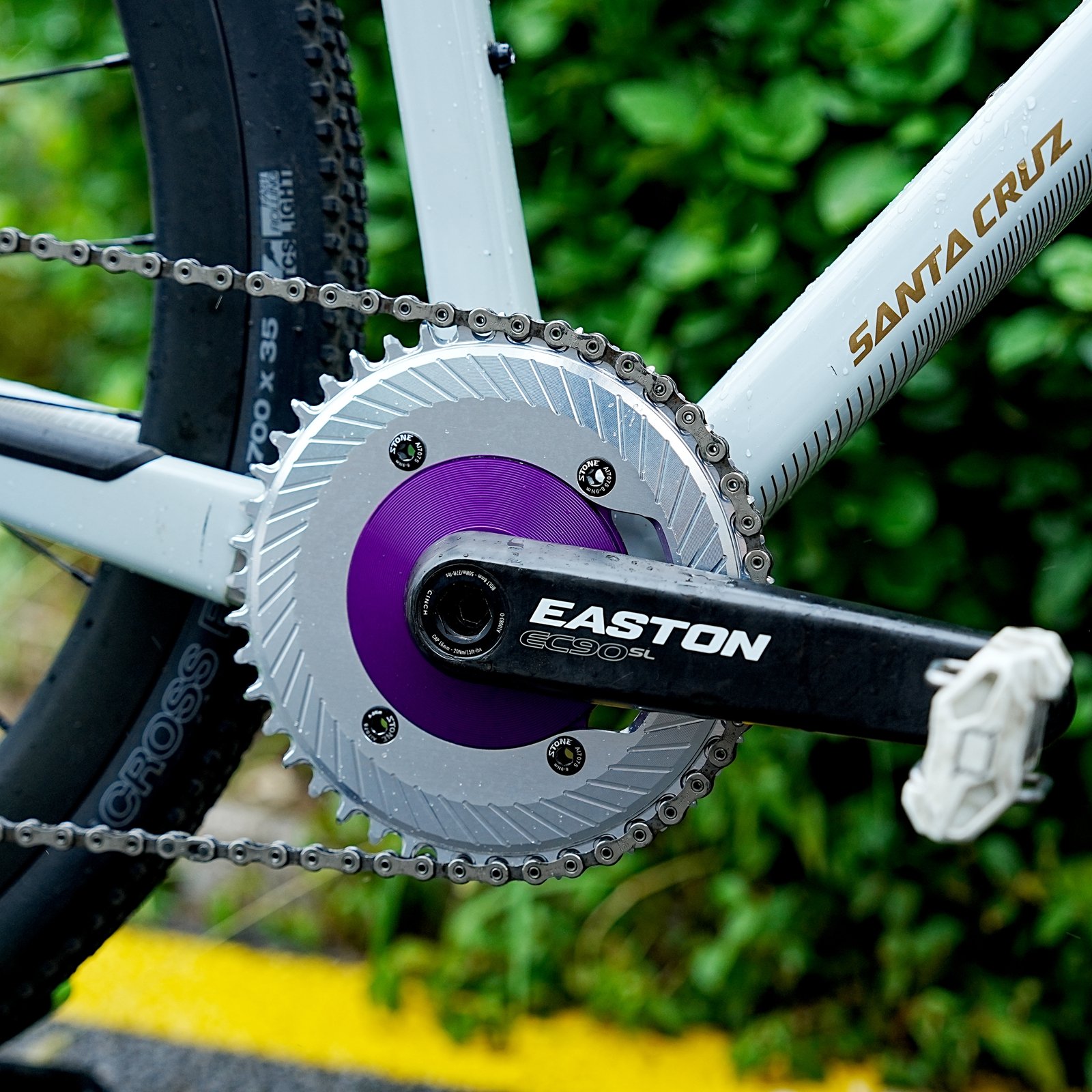 STONE 110bcd ロードバイク用チェーンリング 4mm インナーオフセット