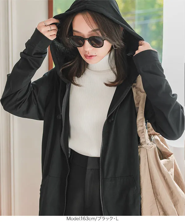 S M L XL UVカット ] スタンダードパーカー [C7576] - レディース