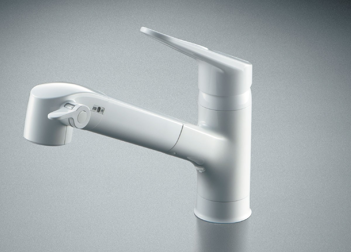 浄水器内蔵型シングルレバー混合水栓JF-AC461SYX-JG5Z(JW)（水栓金具