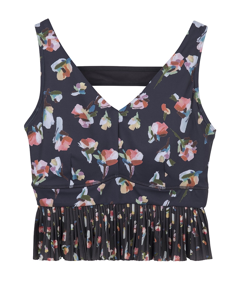 SUKALA】ローズプリントブラトップ(XS・S・Mサイズ ライラック・ワイン