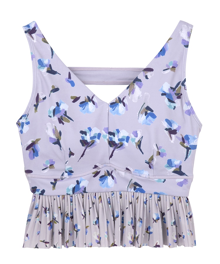 SUKALA】ローズプリントブラトップ(XS・S・Mサイズ ライラック・ワイン