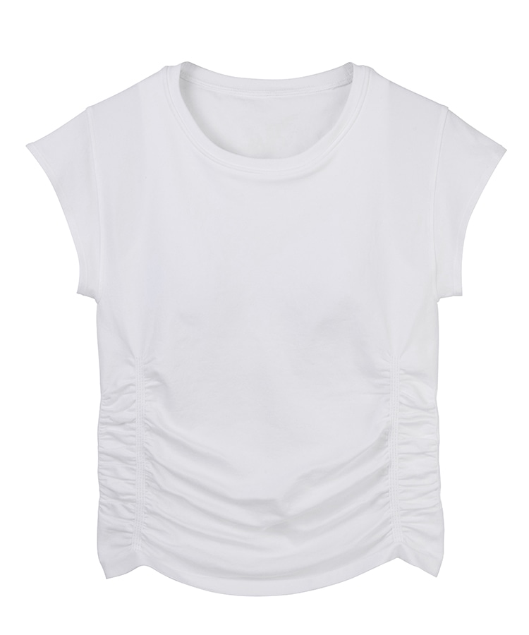 SUKALA】カップ付きエンハンスTee(S・Lサイズ チャコール・ホワイト