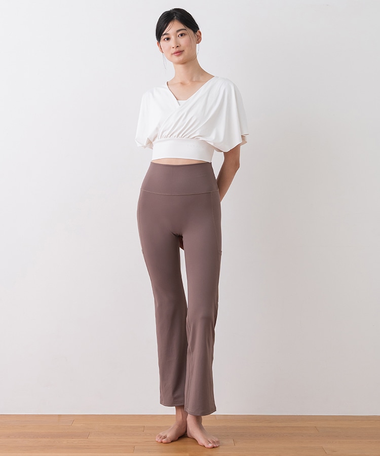 SUKALA】ブラトップ付きバルーンカシュクールトップス(Sサイズ