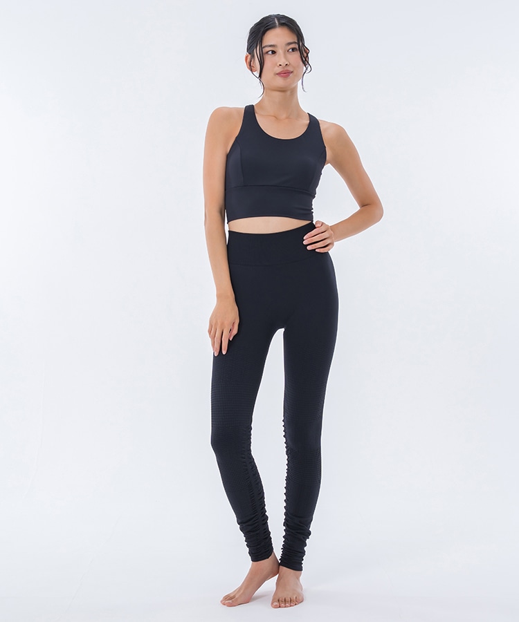 SUKALA】ルーシュドトレンカレギンス(S・M・Lサイズ ディープベージュ