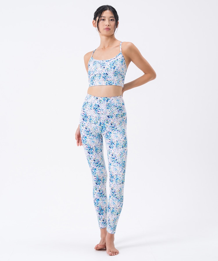 SUKALA】フロントギャザータンクトップ付きトリプルセットアップ(XS