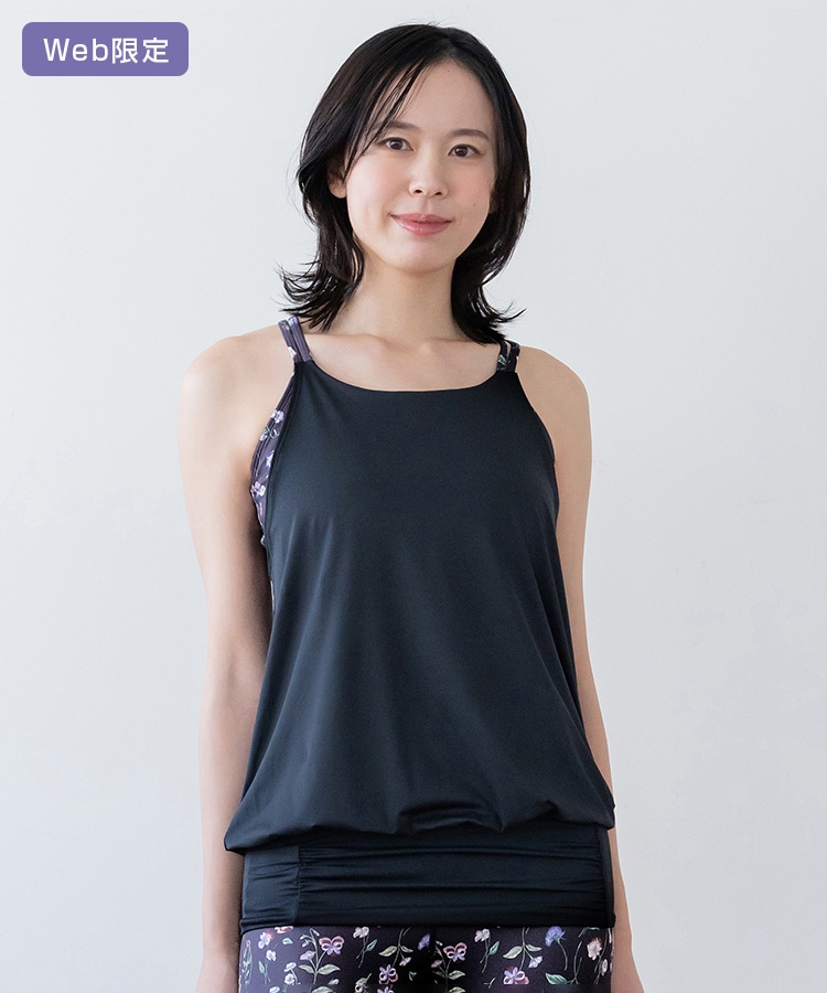 SUKALA】スプリングフラワーカバーキャミソール(XSサイズ パンジー