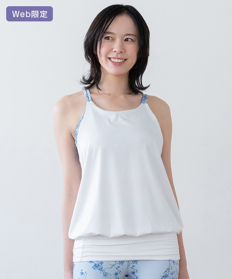 SUKALA】スプリングフラワーカバーキャミソール(XSサイズ パンジー