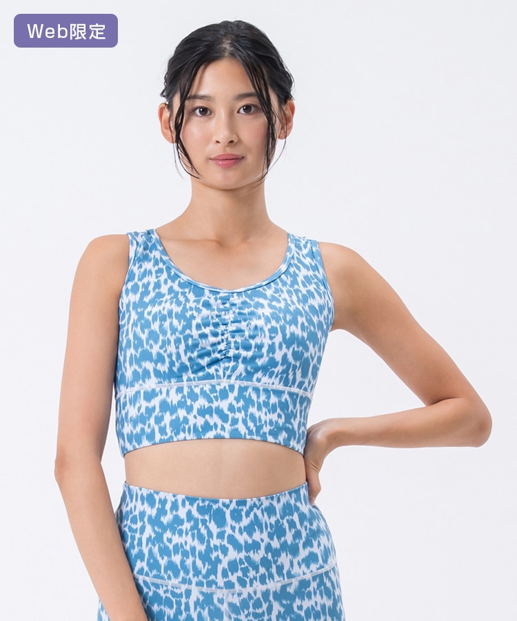 SUKALA】レオパードプリントブラトップ(M・Lサイズ キャメルレオパード